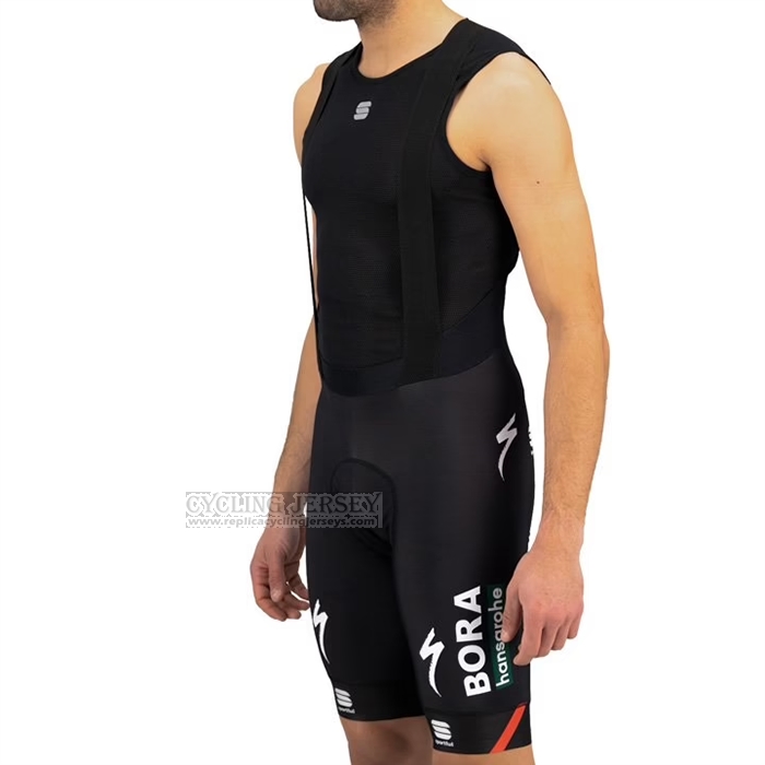 2021 Cycling Jersey Bora-Hansgrone Green Short Sleeve and Bib Short